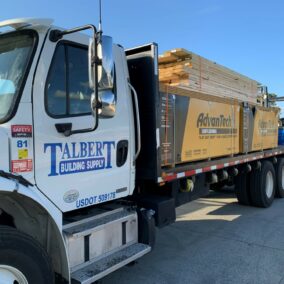 Talbert Building Supply Delivery Truck